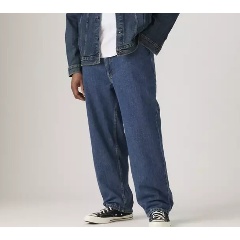 Levi's 550 Relaxed 42x36 Men's Big & Tall Straight Leg Jeans Dark Stonewash
